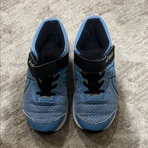 ASICS Kids Blue and Black Sneakers